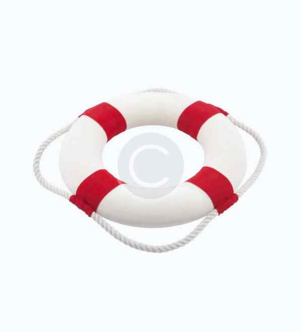 White lifebuoy